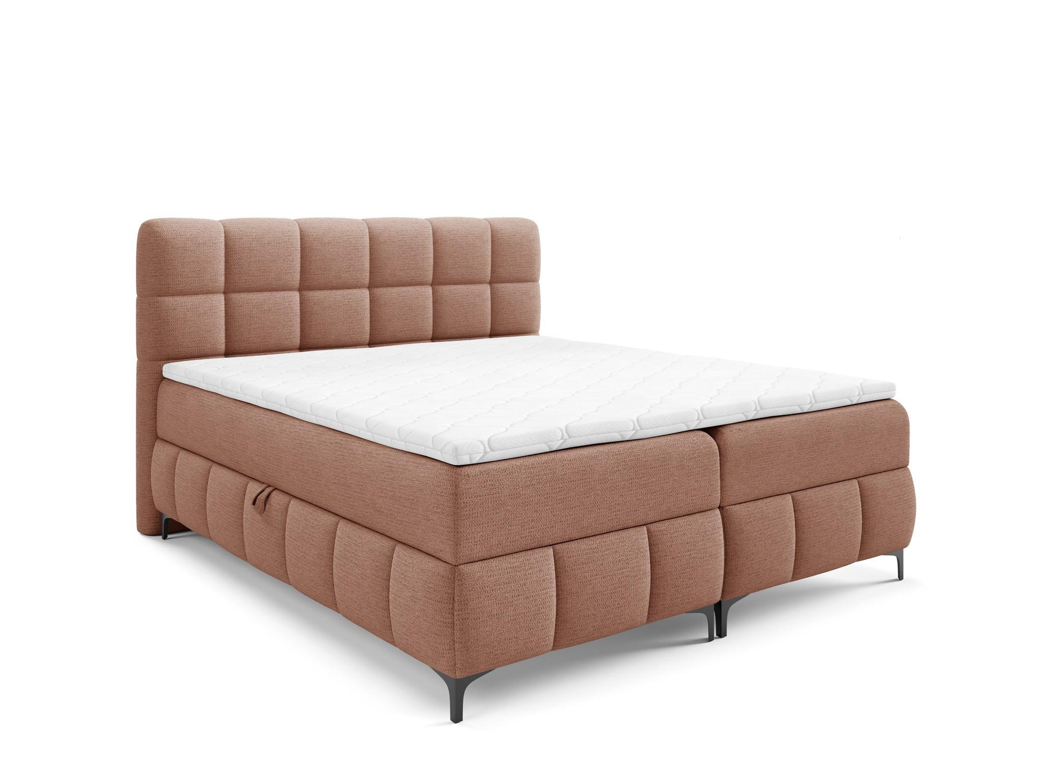 BOXBETT Sophie In Aragon - Rotbraun, Holzwerkstoff/Textil (100/200cm) - Fun Möbel