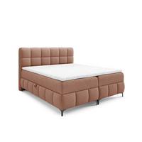 BOXBETT Sophie In Aragon - Rotbraun, Holzwerkstoff/Textil (180/200cm) - Fun Möbel