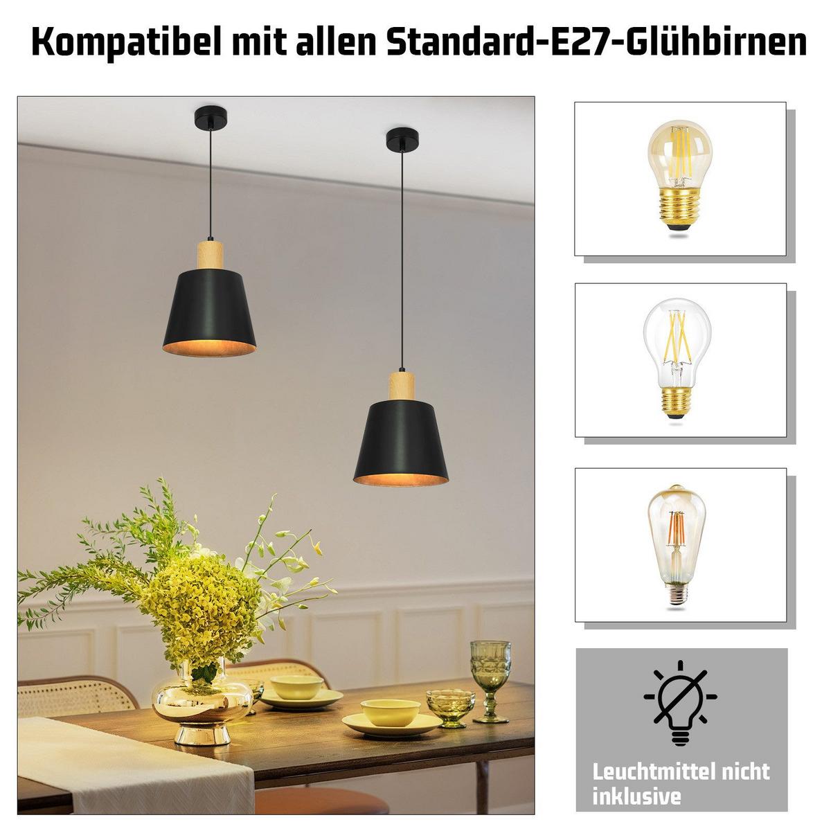 KRONLEUCHTER Hellanar 20.0/20.0/149.0 cm (2er-set) - Schwarz, Metall (149/20/20cm) - ZMH