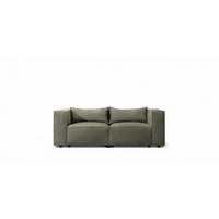 SOFA 2-sitzer Nevio - Grün, Holzwerkstoff/Textil (210/71/105cm) - Fun Möbel
