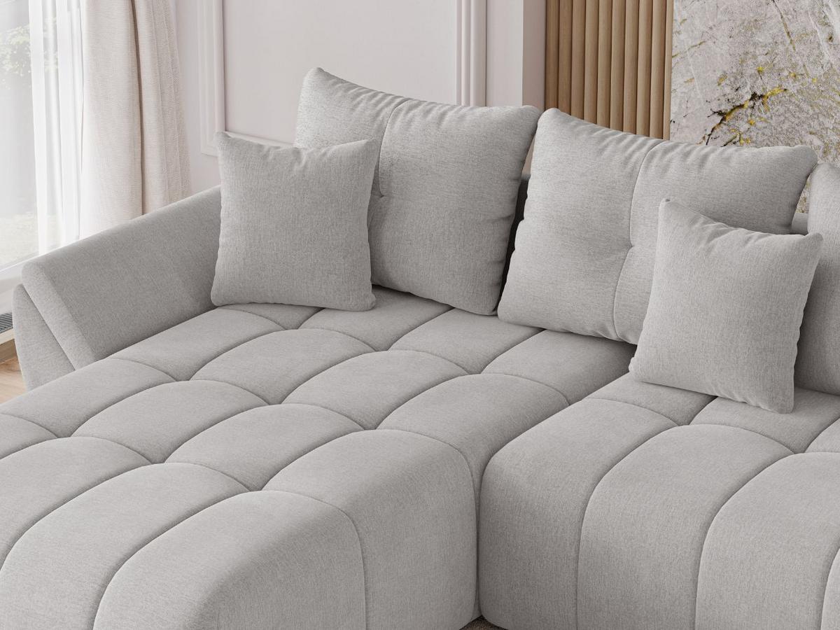 ECKSOFA Decor U Grau - Grau, Holz/Textil (381/192cm) - Graingold