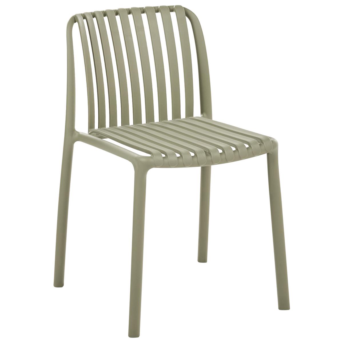 BARSTUHL 2er-Set Kunststoff Grün Ariccia - Grün, Kunststoff (49/104/53cm) - Beliani