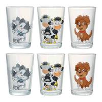 KINDERGLÄSER Hoftiere bunt 205 ml 6-tlg. - Multicolor, Glas (0.205L) - Ritzenhoff Breker