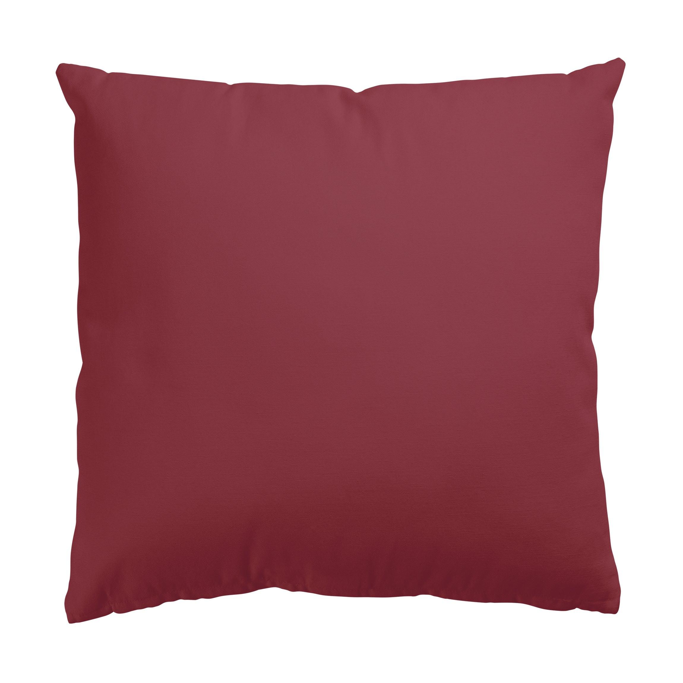 DEKOKISSEN Bordeaux 50/50 cm - Rot, Textil (50/50/10cm) - Bilderwelten