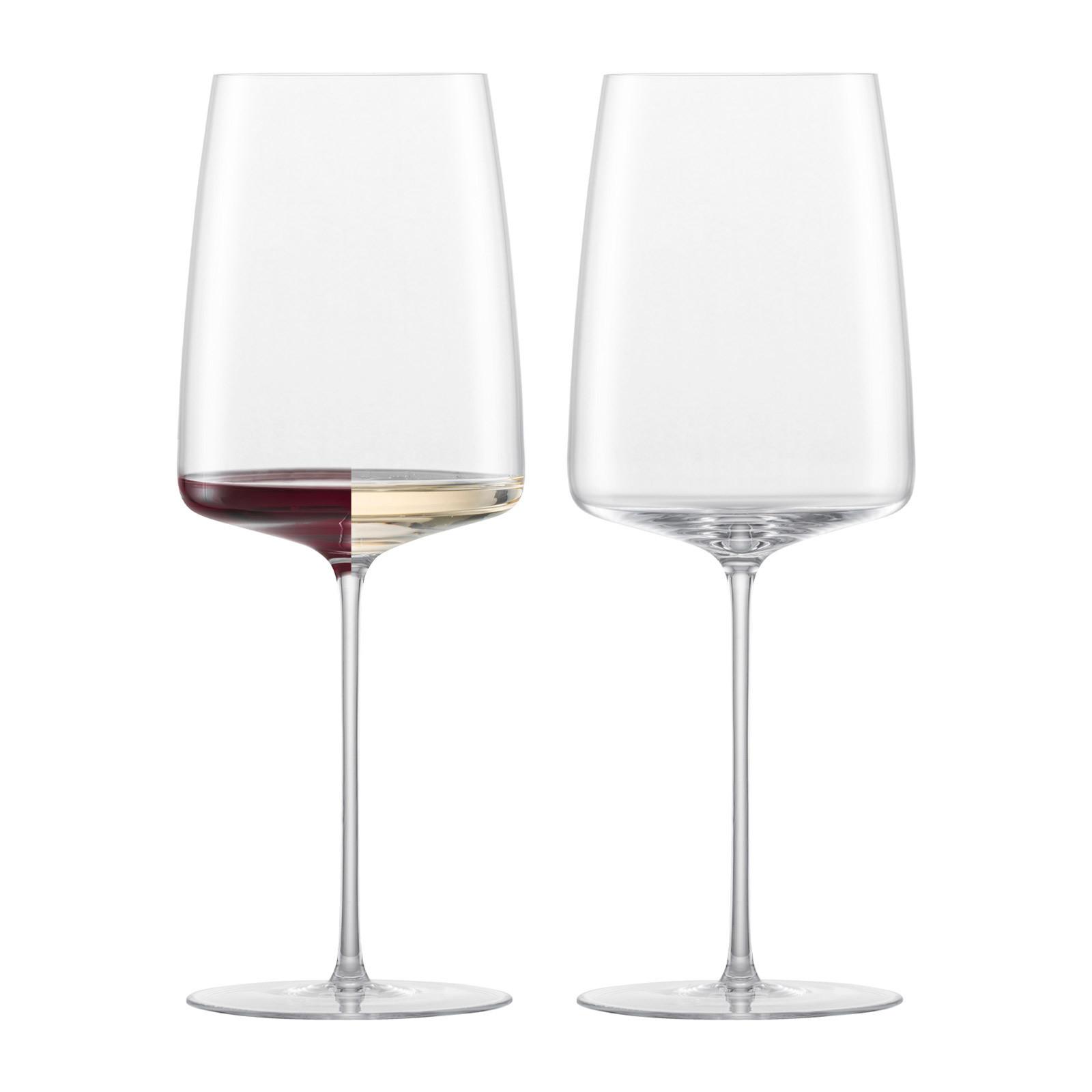 WEINGLÄSER KRAFTVOLL & WÜRZIG Simplify transparent 689 ml 2er Set - Transparent, Glas (0.689L) - Zwiesel Glas