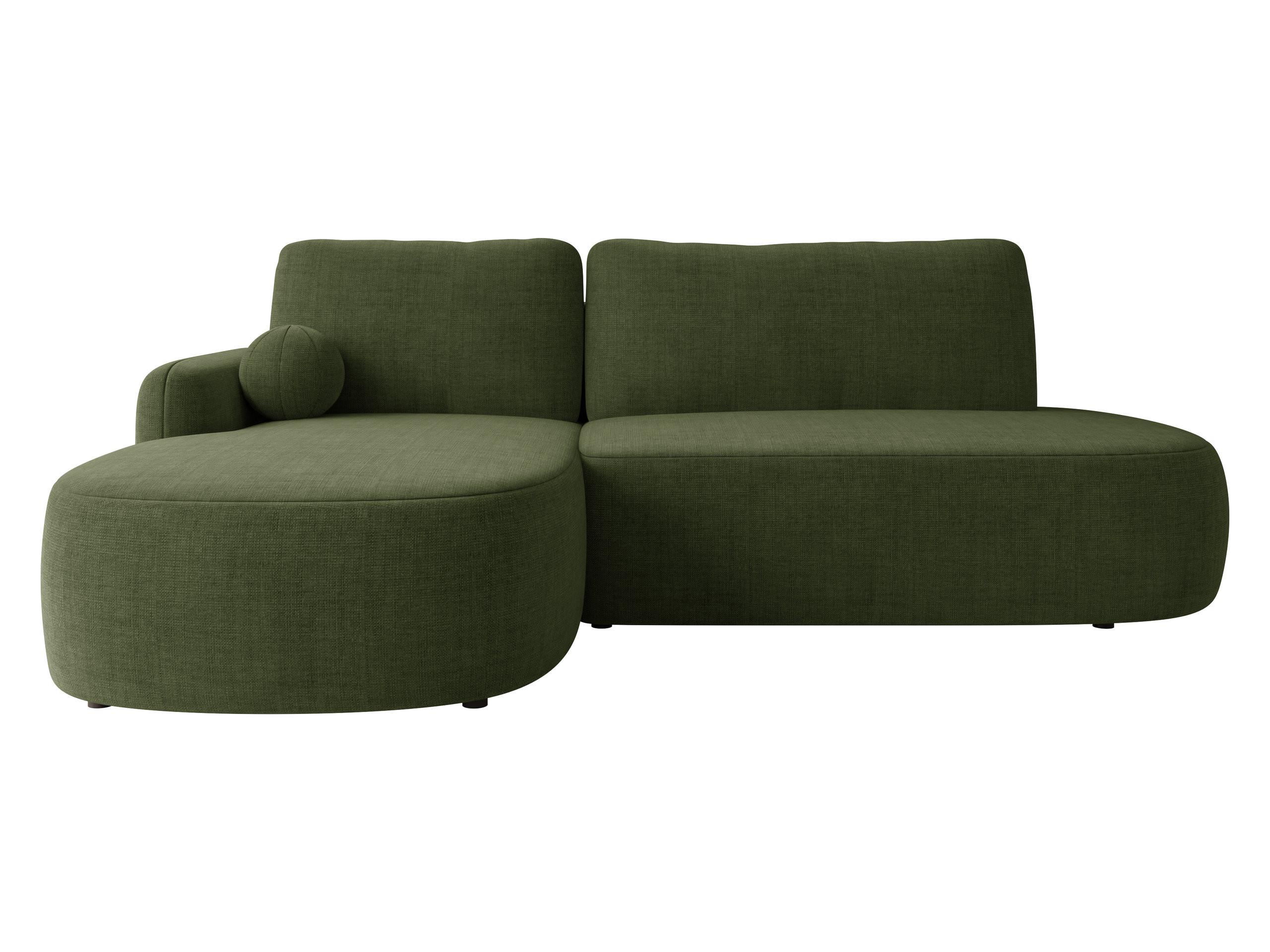 ECKSOFA Loridu O Premium, Seite: Links - Schwarz/Grün, Holz/Kunststoff (274/174cm) - MIRJAN24