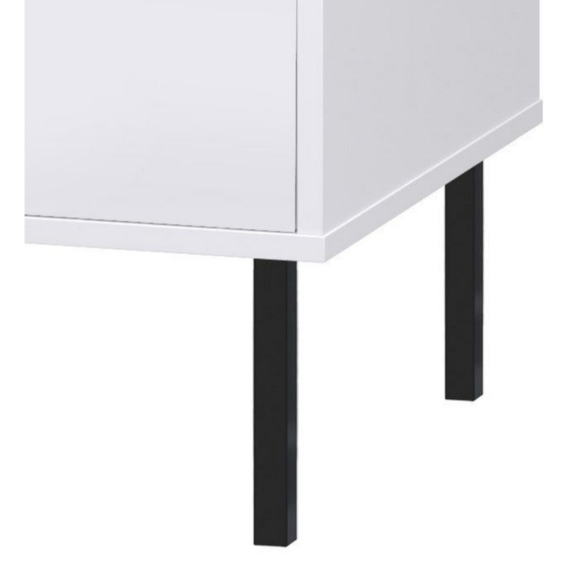 HIGHBOARD Venus - Schwarz/Weiß, Holzwerkstoff (100/113/40cm) - RAUMHIRSCH FURNITURE