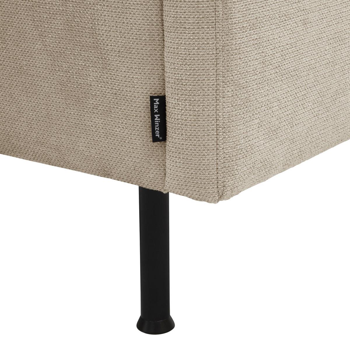 POLSTERSESSEL Katina Flachgewebe beige - Beige, Kunststoff (76/78/89cm) - 58aufmkessel