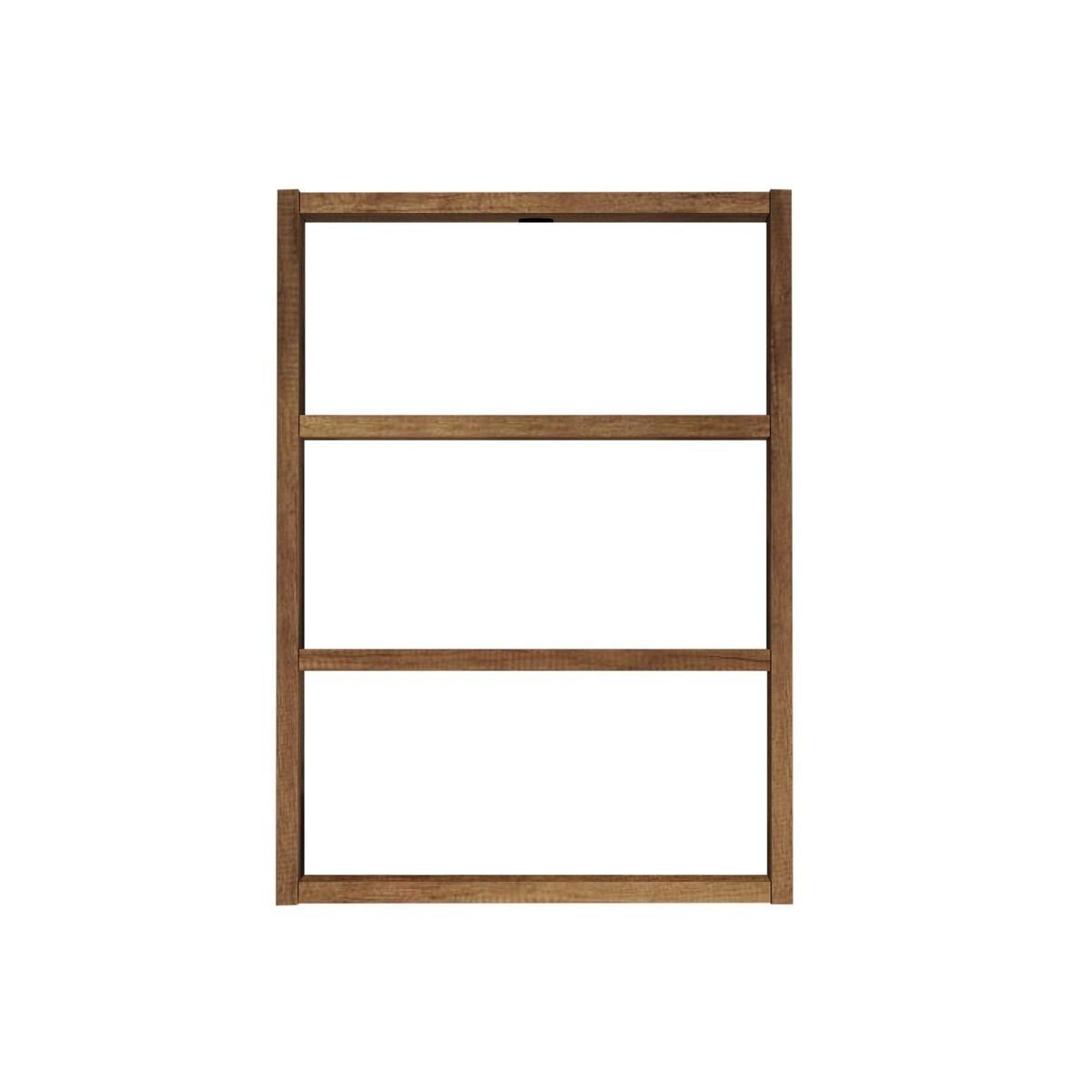 WANDREGAL mit 3 ablagen - emma 43,2/9/60 cm - Naturfarben, Holzwerkstoff (9/60/84cm) - Calicosy