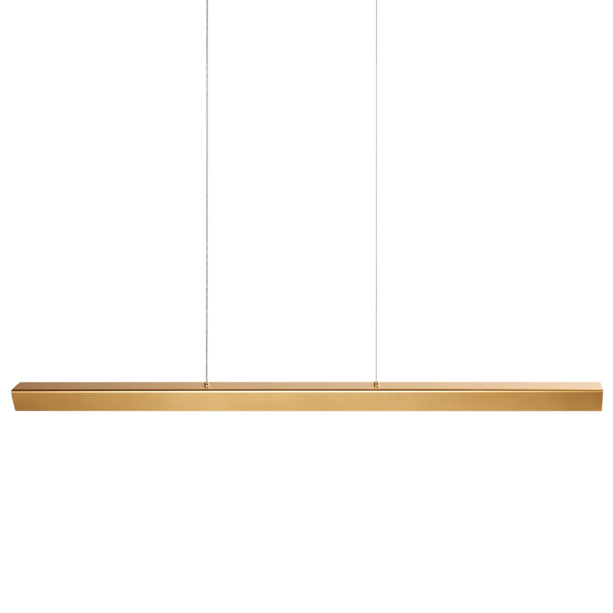 LED-HÄNGELEUCHTE Gold Arenas - Goldfarben, Metall (6/100/118cm) - Beliani