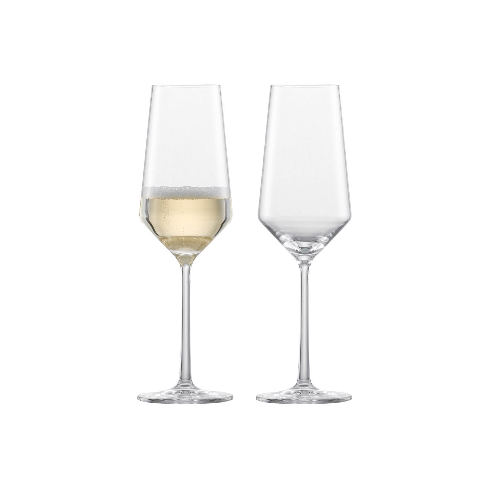 CHAMPAGNERGLÄSER Pure transparent 297 ml 2er Set - Transparent, Glas (0.297L) - Zwiesel Glas