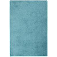 HOCHFLOR VELOURS TEPPICH MONA - Petrol, Textil (80/200cm) - Snapstyle