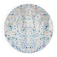 GLASPLATTE für Kamin Ø 90 cm - Weiß, Glas (90/90/0.4cm) - TULUP