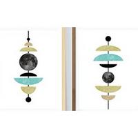 POSTER Set Mit 2 Geometrisch Weltraum A4 Rahmenlos - Klar, Papier (29.7/5/21cm) - Nacnic