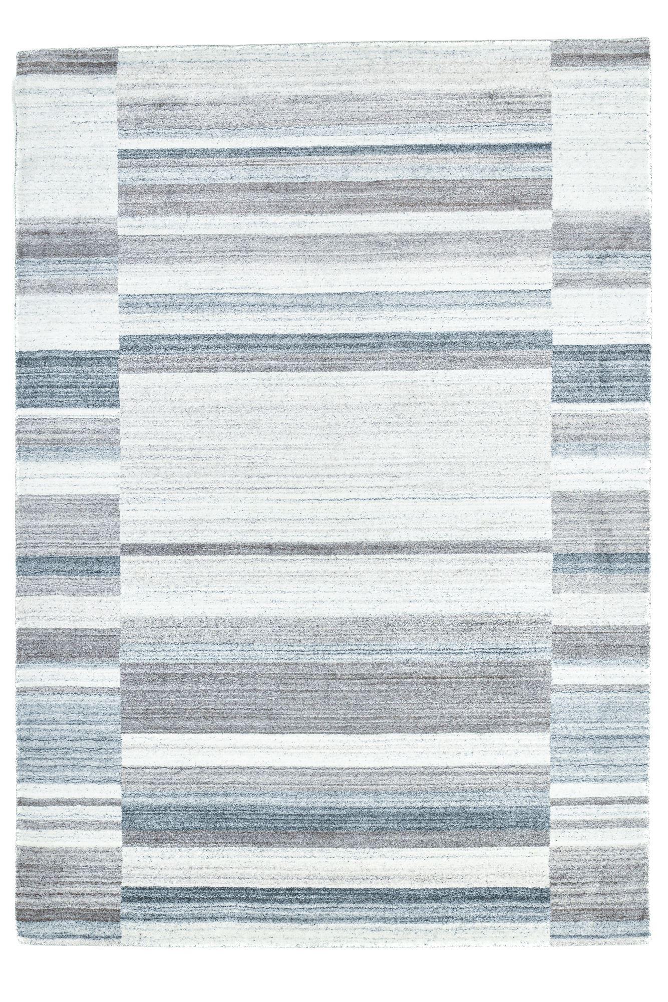 VISKOSETEPPICH Montana Luxury 200x300 cm - Grau, Textil (200/300cm) - THEKO