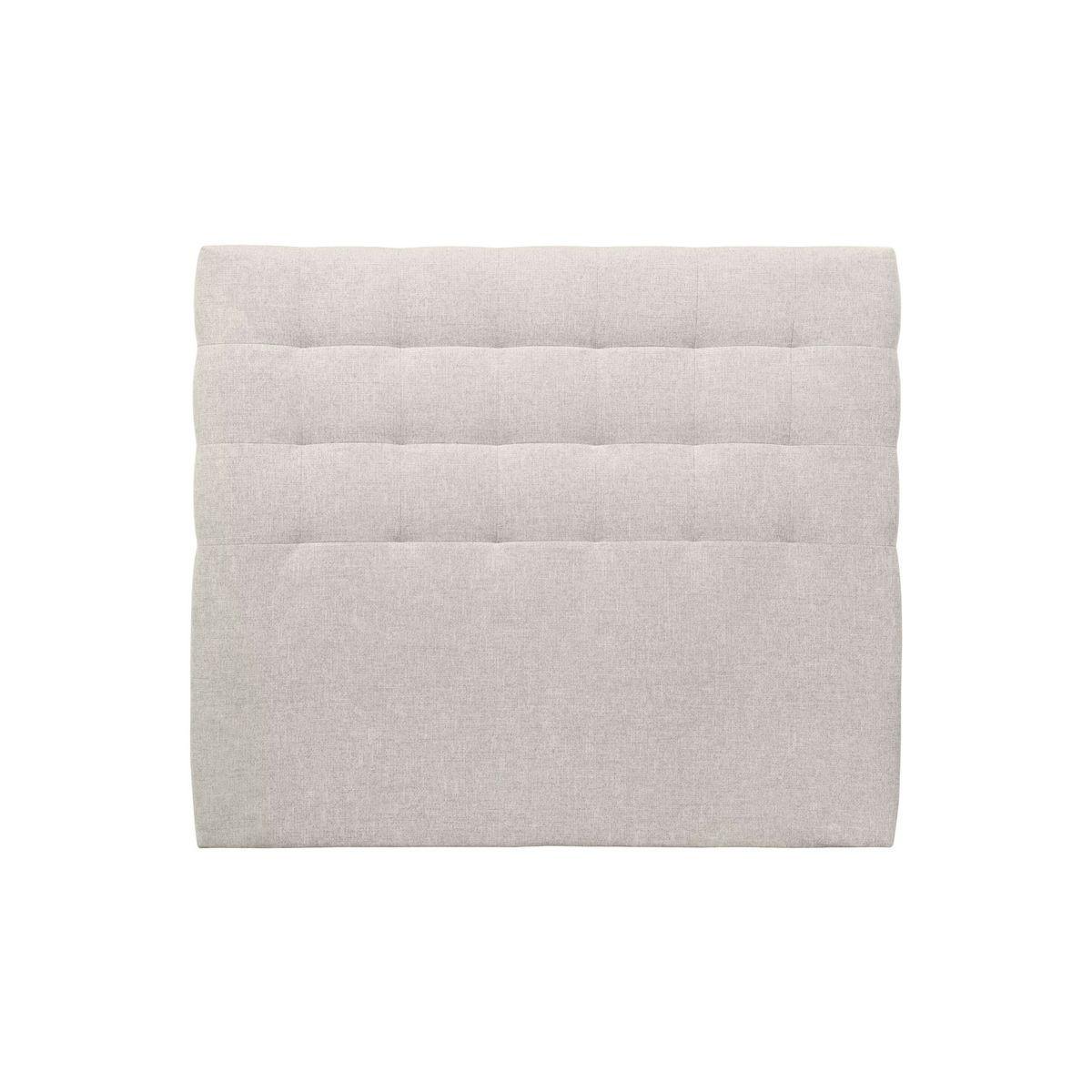 KOPFTEIL gepolstert - Gesteppt – hellbeiger Stoff - 160 cm - Beige, Karton/Holz (160/120/10cm) - Sommeil de Plomb