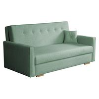 SCHLAFSOFA Viva Sonic IV - Türkis/Schwarz, Holz/Textil (173/85/100cm) - MIRJAN24