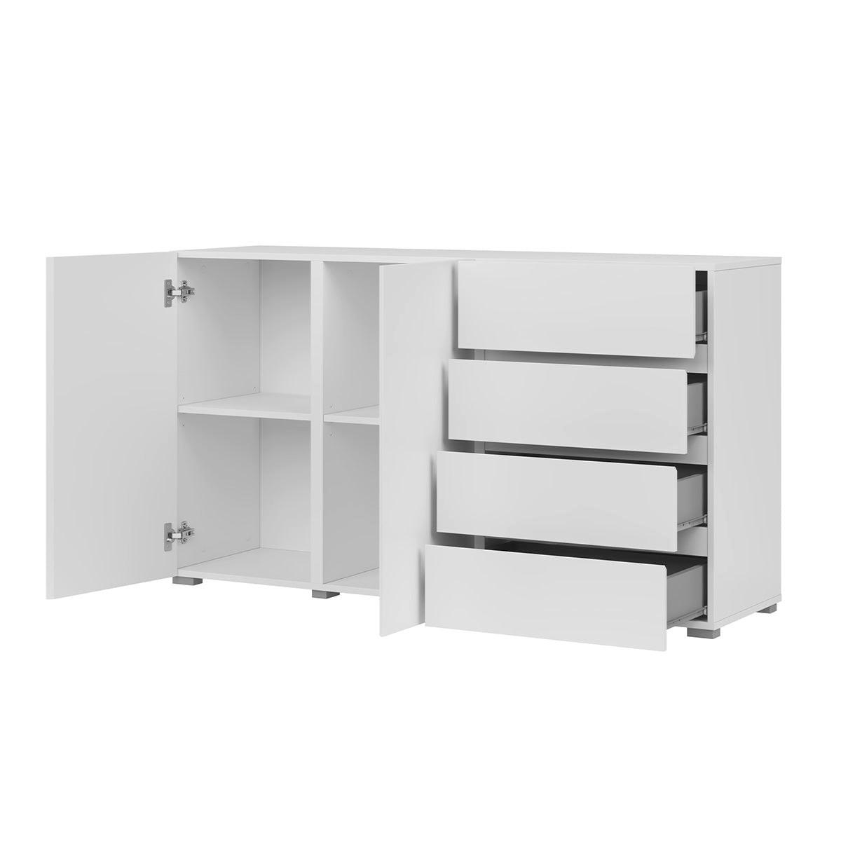 SIDEBOARD Maxis Weiß - Weiß, Holzwerkstoff (138/78/40cm) - Petits-meubles