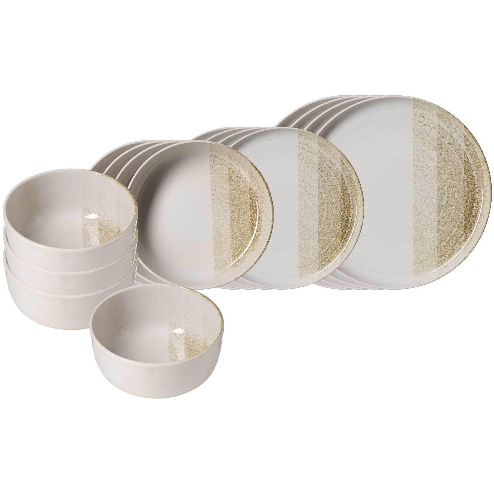 EINSTEIGER-SET Trio Creme 16-tlg. - Creme, Keramik (2/2/2cm) - Ritzenhoff Breker