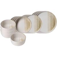 EINSTEIGER-SET Trio Creme 16-tlg. - Creme, Keramik (2/2/2cm) - Ritzenhoff Breker