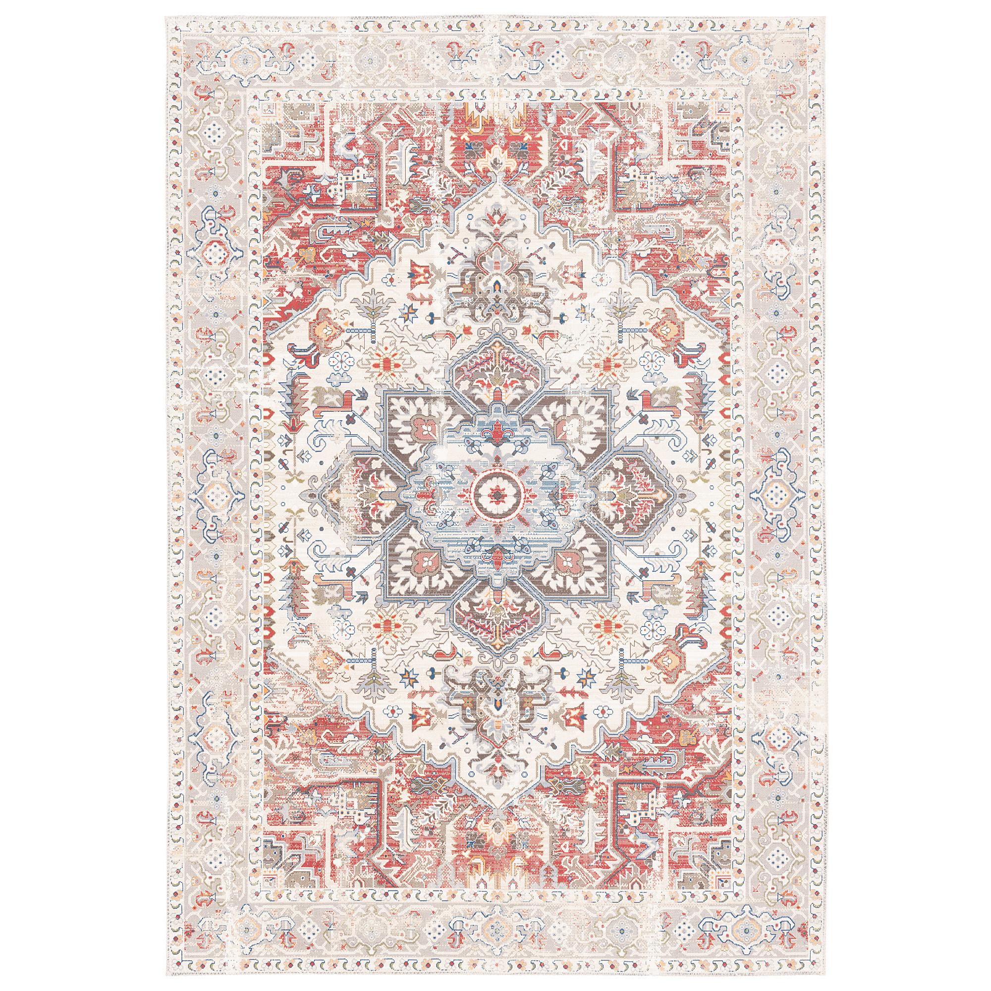 VINTAGE DESIGNERTEPPICH FINESSE ORIENT KESHAN - Rot/Creme, Textil (80/150cm) - Pergamon