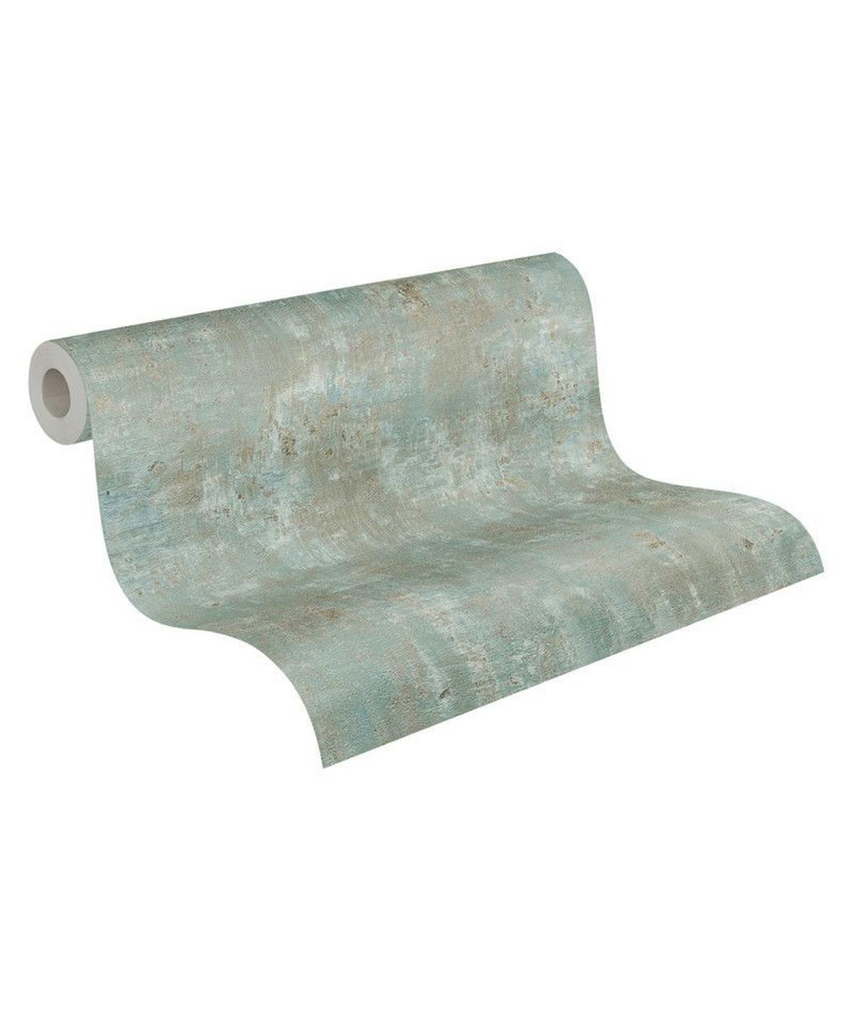 VLIESTAPETE Grün 53/1005 cm - Grün, Textil (53/1cm) - KUNSTLOFT