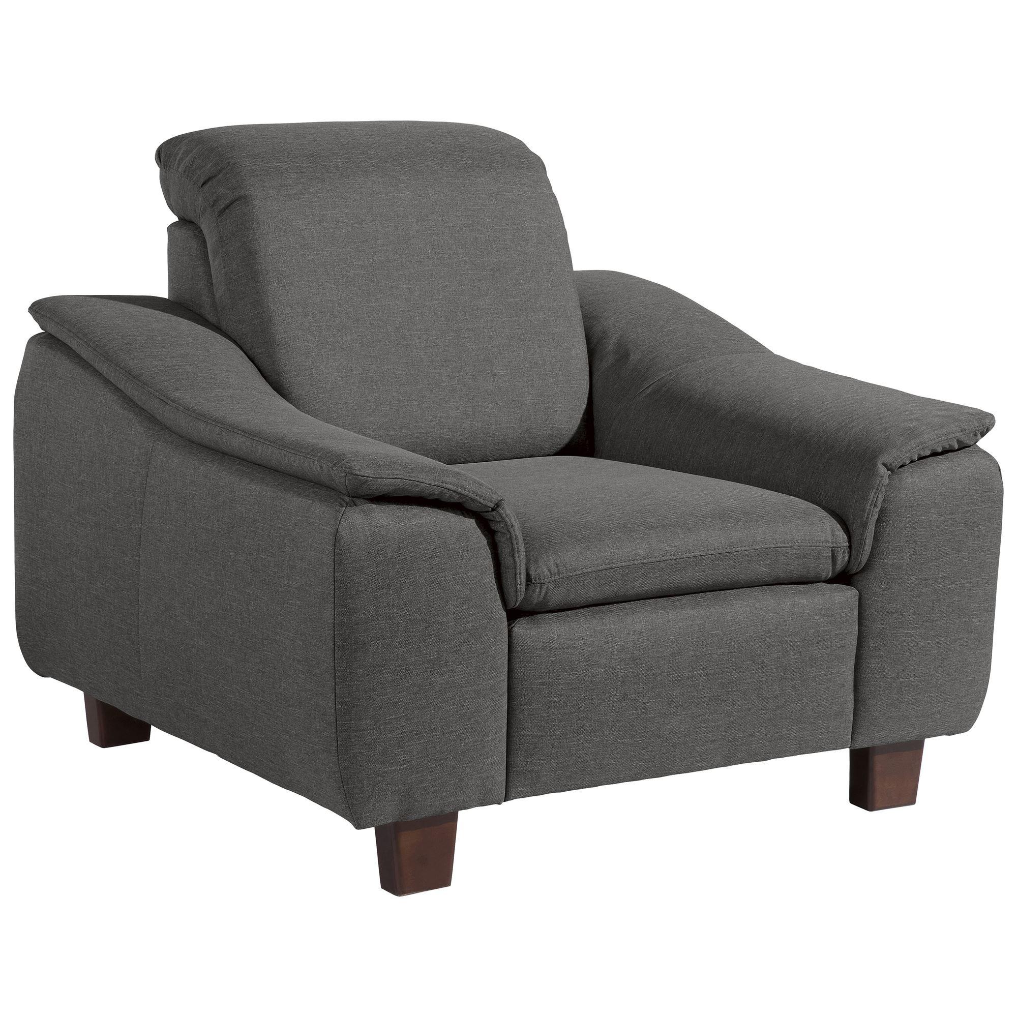 POLSTERSESSEL Kaylil Flachgewebe anthrazit - Anthrazit, Kunststoff (87/82/100cm) - 58aufmkessel
