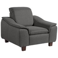 POLSTERSESSEL Kaylil Flachgewebe anthrazit - Anthrazit, Kunststoff (87/82/100cm) - 58aufmkessel