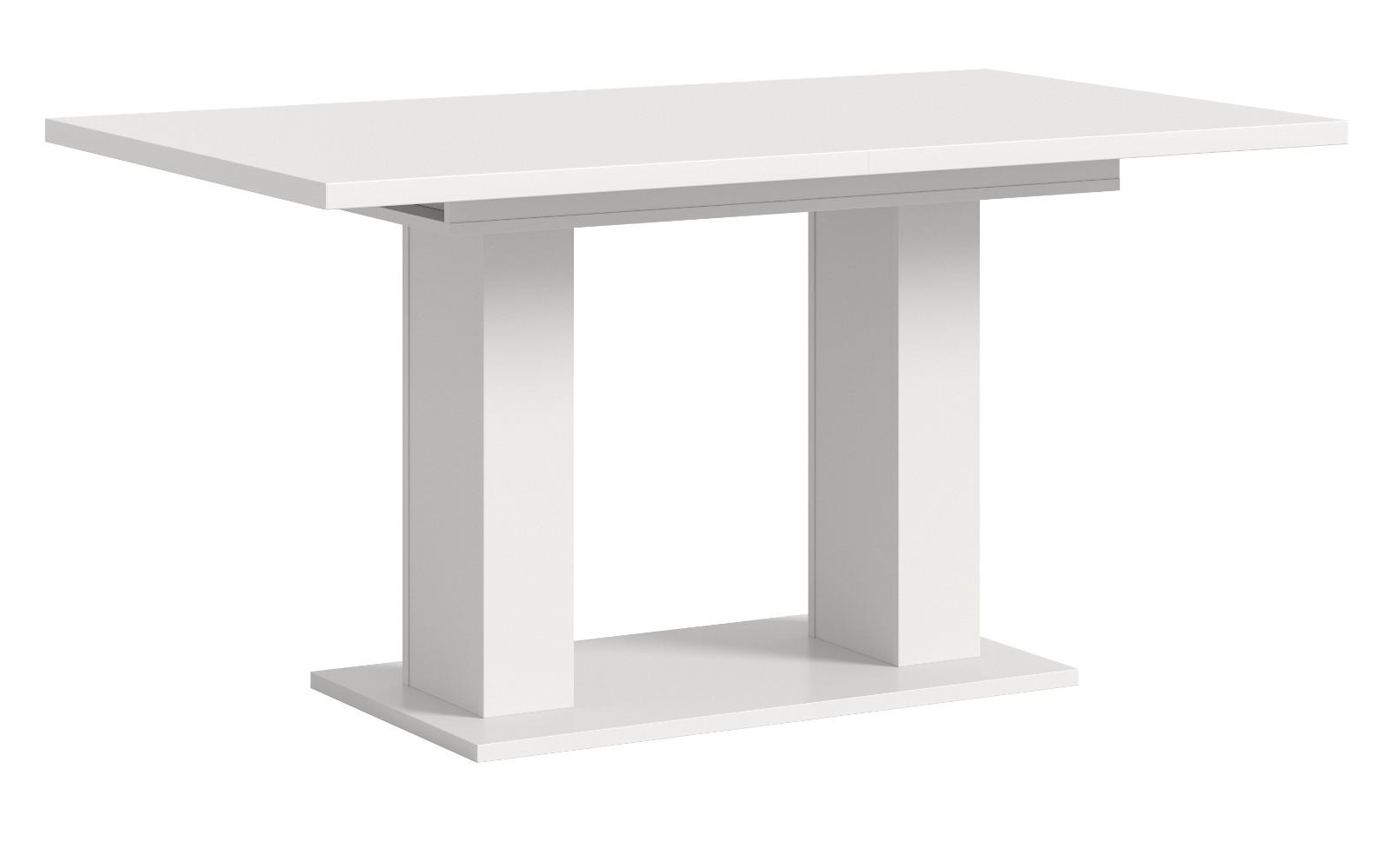 ESSTISCH weiß, Küchentisch ausziehbar 150 - 190 cm - Weiß, Holzwerkstoff/Metall (150/90/76cm) - Inn.Furn