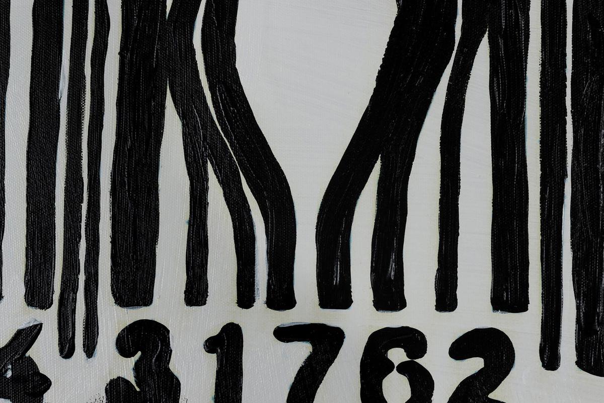 ACRYLBILD HANDGEMALT 75/100 cm - Schwarz, Holz/Textil (75/100cm) - KUNSTLOFT