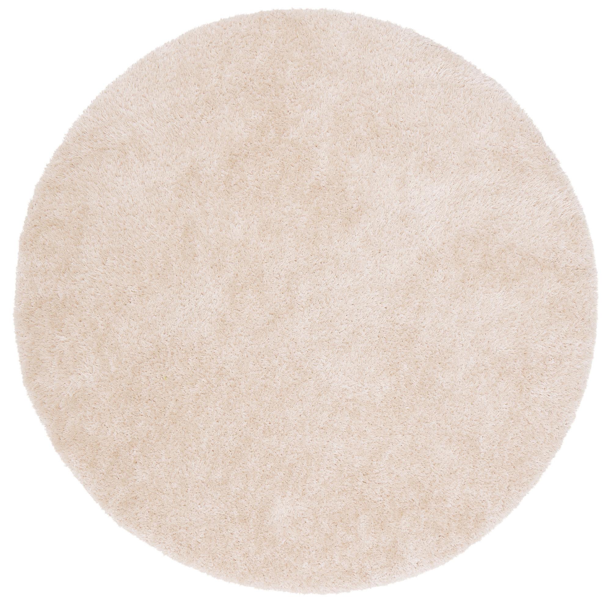 HOCHFLOR SHAGGY TEPPICH FEELING MIX RUND - Beige, Textil (100/100cm) - Snapstyle