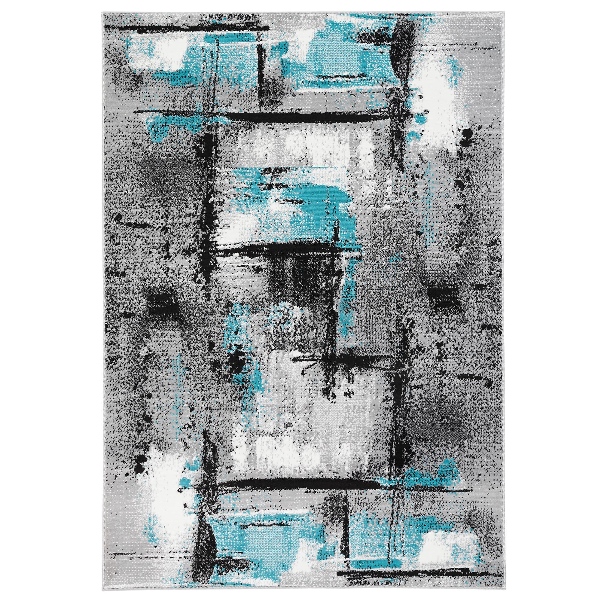 MODERN DESIGNER VELOURS TEPPICH SAMBA - Grau, Textil (190/280cm) - Pergamon