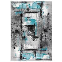 MODERN DESIGNER VELOURS TEPPICH SAMBA - Grau, Textil (120/170cm) - Pergamon