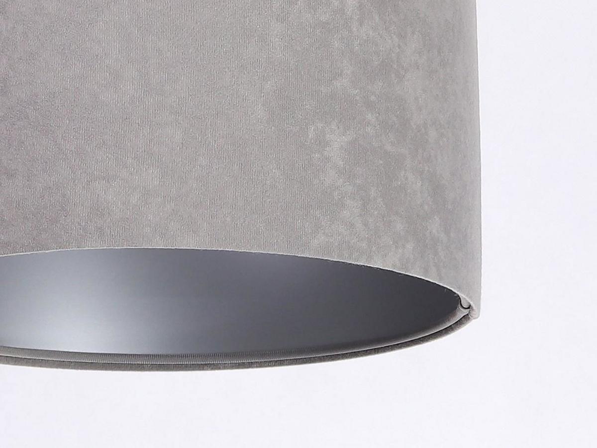 HÄNGELEUCHTE Grau 30/20 cm - Silberfarben/Grau, Kunststoff (30/0.45/20cm) - ONZENO