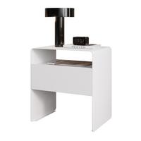 NACHTSCHRANK BOHO mit Schublade, 45/35/50 cm, Weiß - Weiß, Metall (45/50/35cm) - Idohome