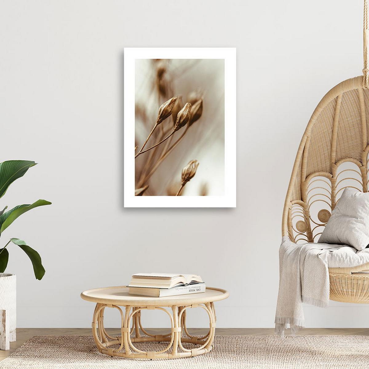 KUNSTDRUCK Beige 60/90 cm - Beige, Textil (60/90cm) - KUNSTLOFT