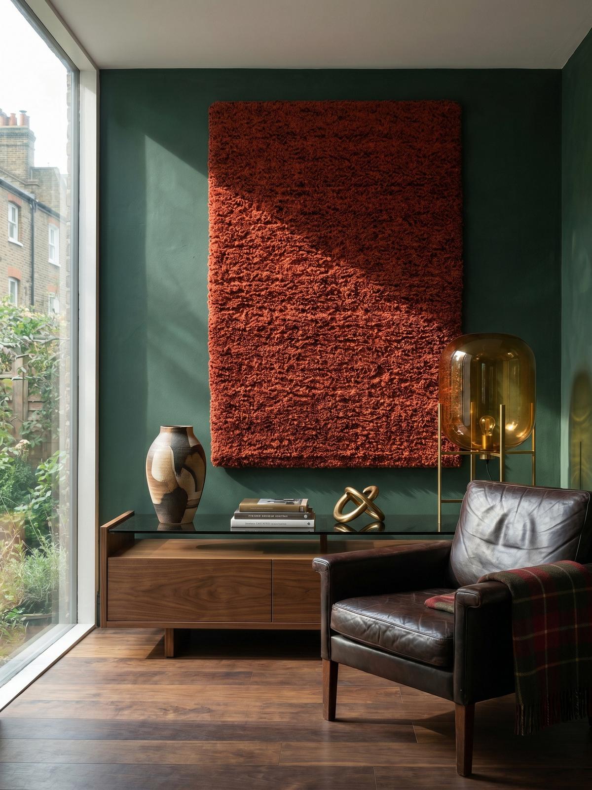 HOCHFLORTEPPICH RHEIN, einfarbig, aus Polypropylen, Terrakotta, 120 x 170 cm - Orange, Textil (170/120cm) - KADIMA DESIGN