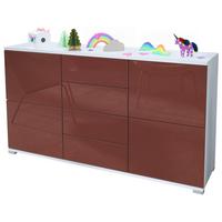 SIDEBOARD Rova Bordeaux Hochglanz - Bordeaux, Holzwerkstoff (138.5/75.5/35cm) - Vladon