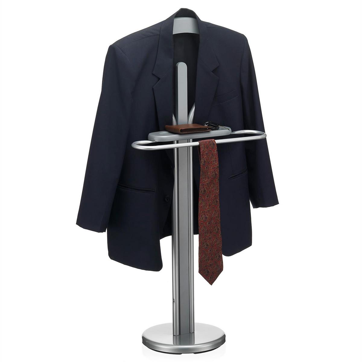 HERRENDIENER FABIO grau - Grau, Metall (45/108/30cm) - IDIMEX