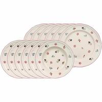 TAFELSERVICE Petite Fleur weiß 12-tlg. - Weiß, Keramik (2/2/2cm) - Villeroy & Boch