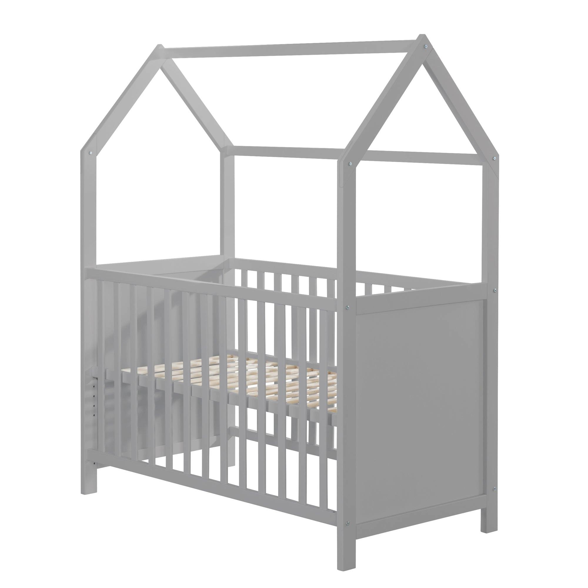 HAUSBETT 60 x 120 cm taupe - Taupe, Holzwerkstoff (60/120cm) - Roba