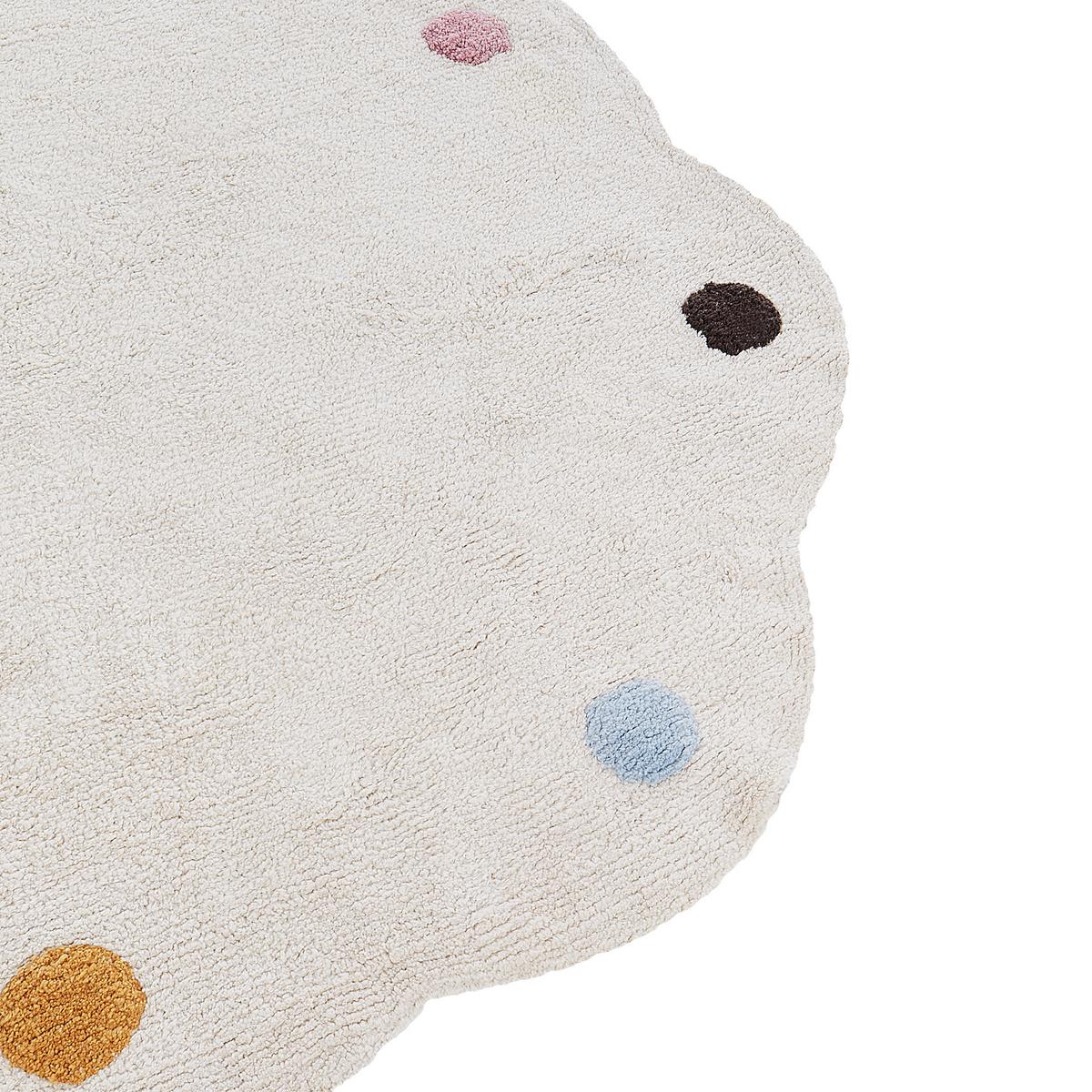 KINDERTEPPICH Durevi 120/120 cm - Beige/Multicolor, Textil (120/120cm) - Beliani