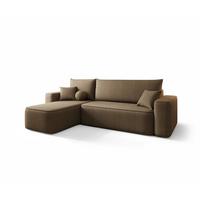 ECKSOFA Agepo In Curio - Braun, Holzwerkstoff/Textil (250/150cm) - Fun Möbel