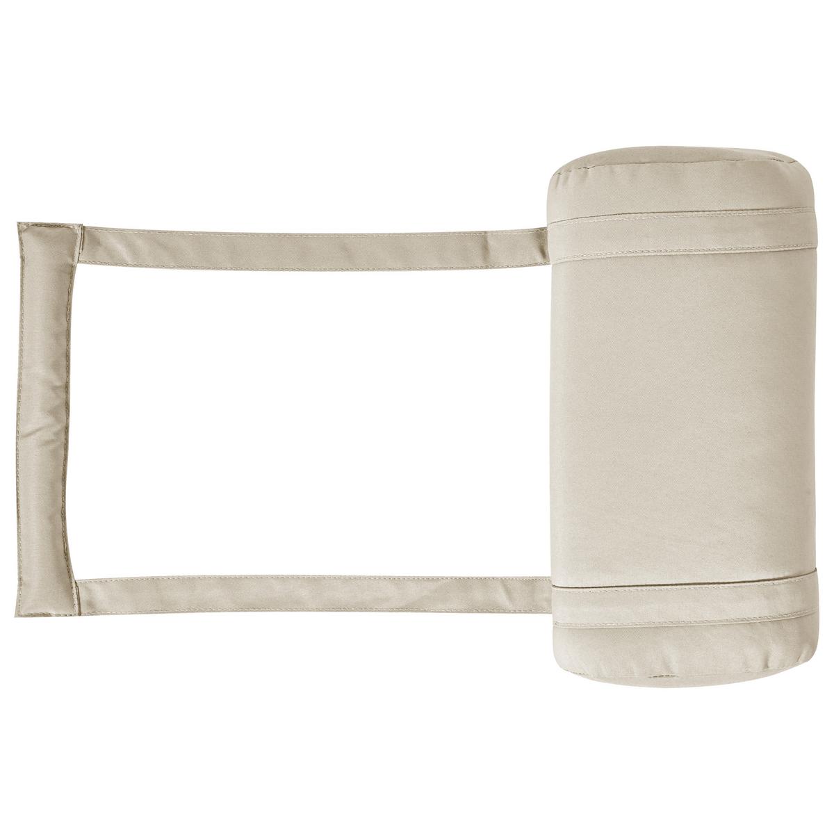 OUTDOOR-SITZKISSEN 6er-Set Taupe 50/45 cm Java/Amantea Premium - Taupe, Textil (71/71/50cm) - Beliani