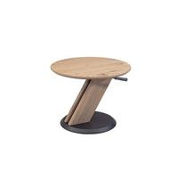 BEISTELLTISCH Celestyna 55x55x44 höhenverstellbar Wildeiche Bianco - Braun, Holz (55/55/44cm) - 58aufmkessel