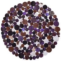 KURZFLOR-TEPPICH Sorgun 140/140 cm - Multicolor, Fell (140/140cm) - Beliani