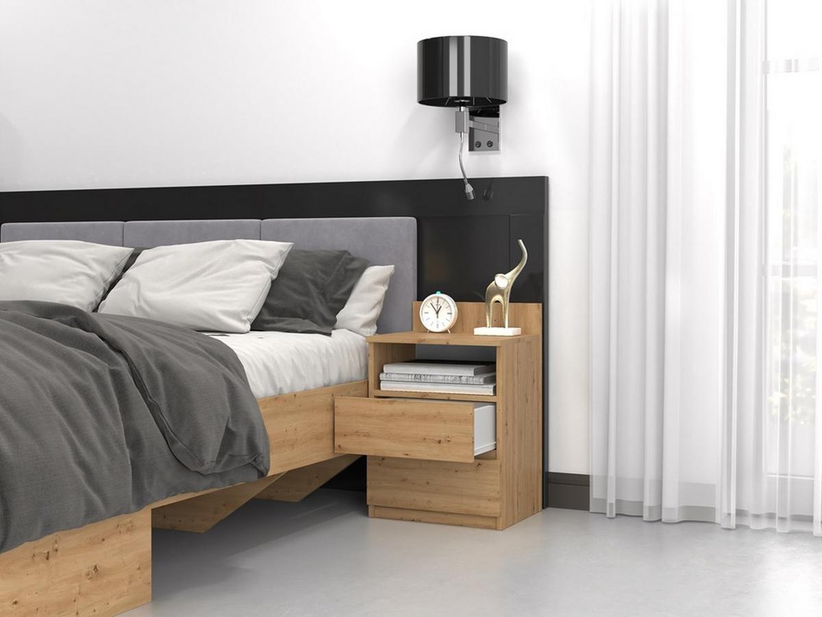 NACHTTISCH Artisan 40/59/32 - Eiche Artisan, Holzwerkstoff (40/59/32cm) - RAUMHIRSCH FURNITURE