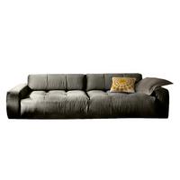 SOFA MIT SITZTIEFENVERSTELLUNG PALACE Silber Webstoff Relaxfunktion - Silberfarben, Textil (298/74/120cm) - KAWOLA