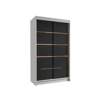 SCHIEBETÜRENSCHRANK Vigo IV - Goldfarben/Multicolor, Holzwerkstoff/Metall (100/200/58cm) - MIRJAN24