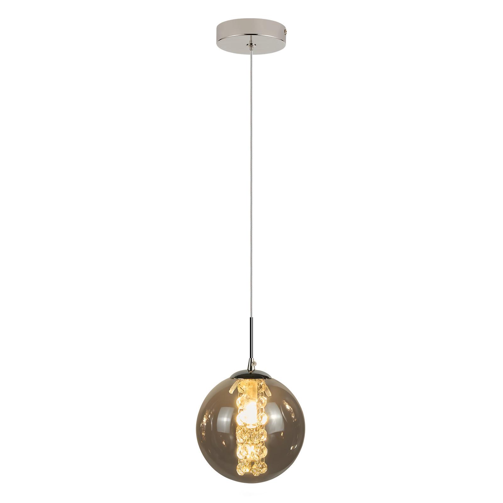 PENDELLEUCHTE Calenor 15/10/150 cm - Grau, Glas (15/10/150cm) - ZMH